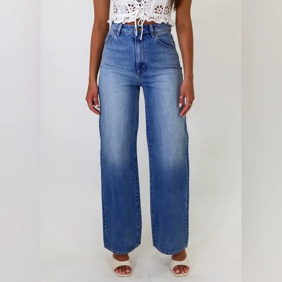 NWT ROLLAS Studio Flare Jeans High Rise Sz 26 - Picture 11 of 13